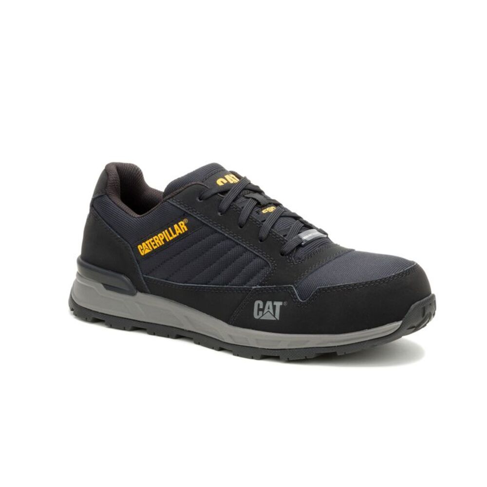 Caterpillar Mens Venward Composite Toe SD Black Shoes (NWT) - Picture 2 of 6